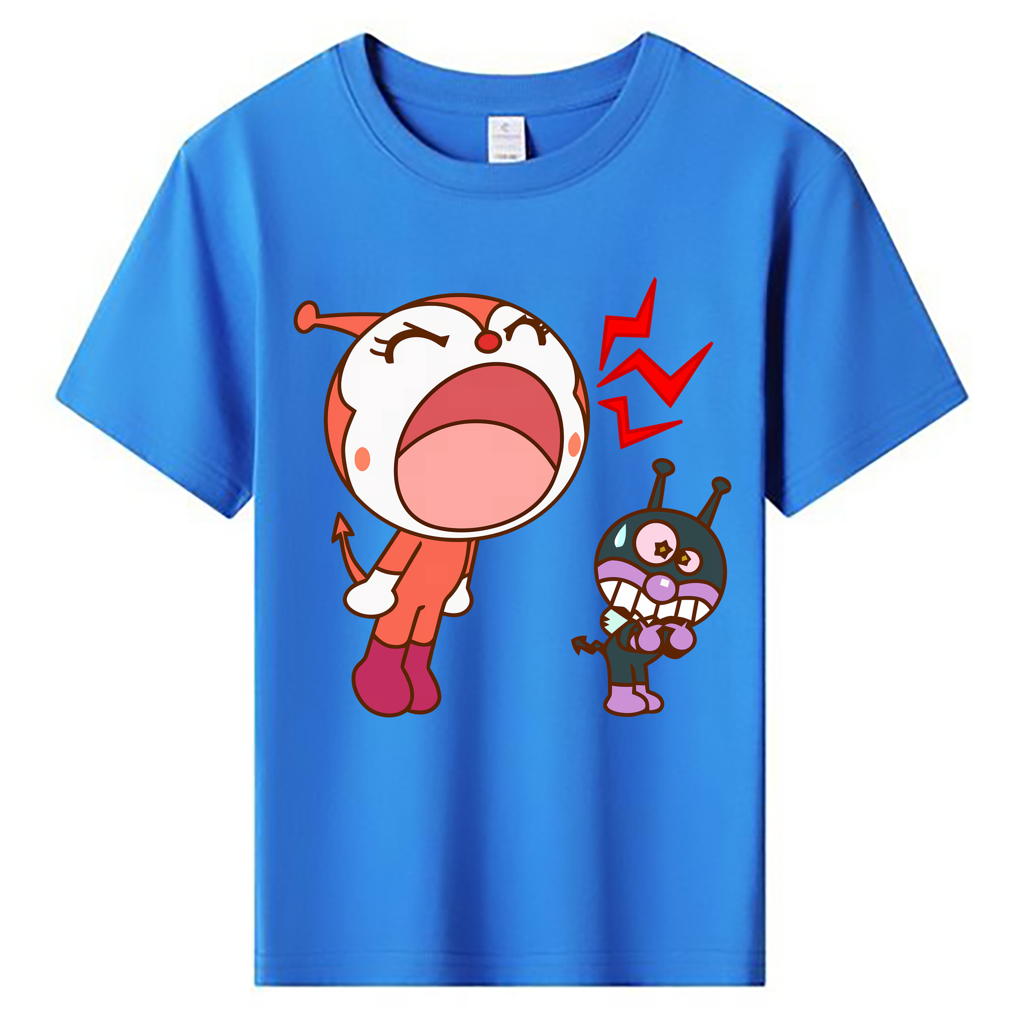 （画像用） アンパンマン Anpanman 綿100％キッズTシャツ（フロントプリント）